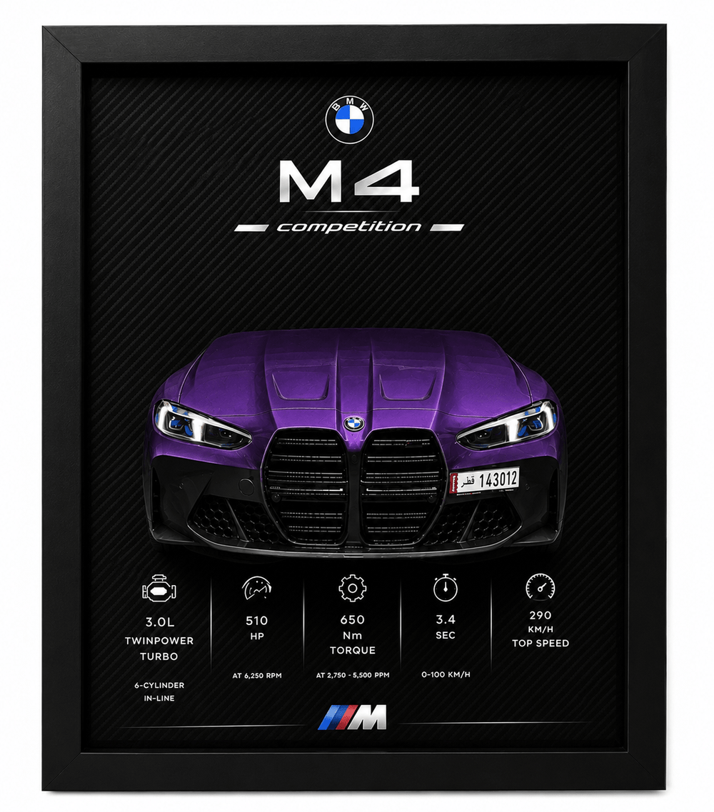BMW M4 Competition – Twilight Purple Metallic