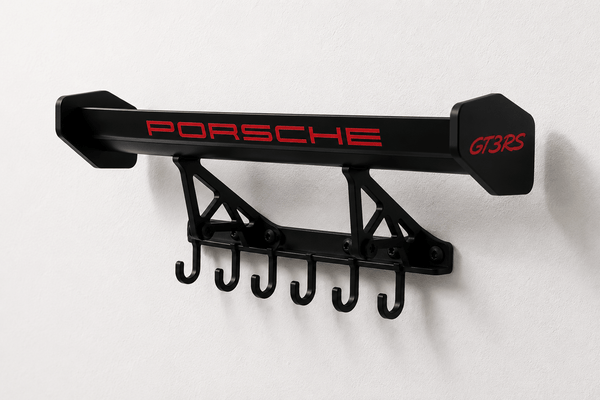 Red – Porsche GT3 RS Spoiler Key Holder