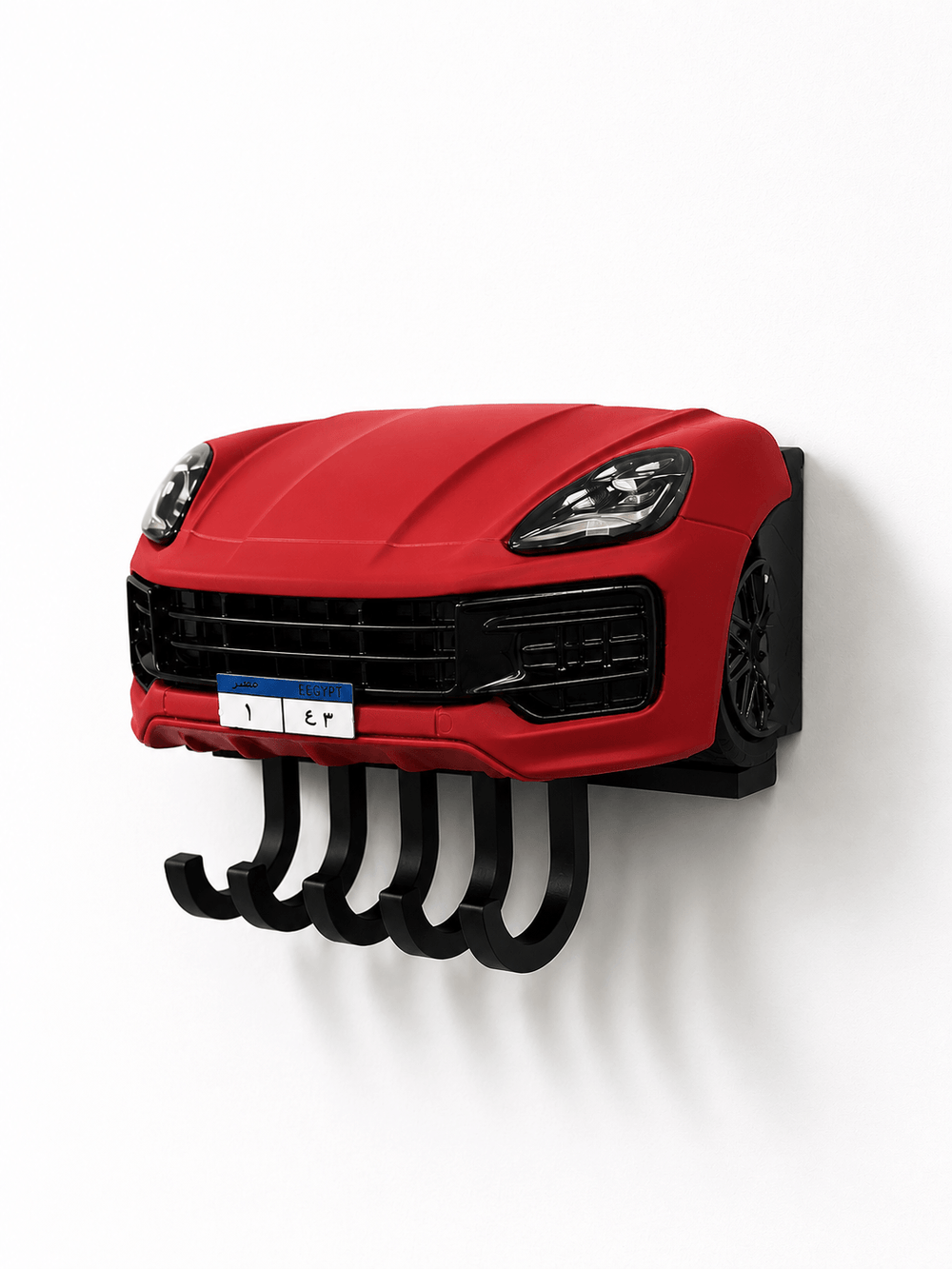 Matte Red – Porsche Cayenne Front Key Holder