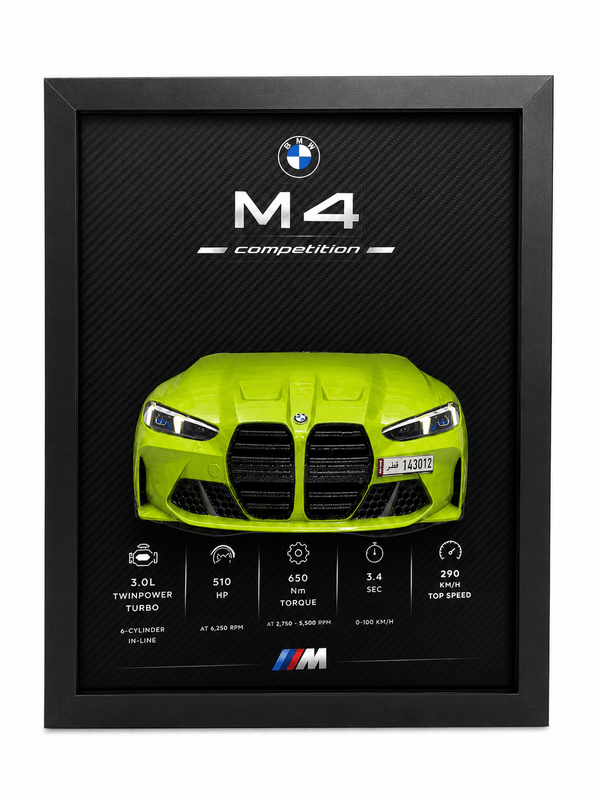 BMW M4 Competition – Lime Yellow
