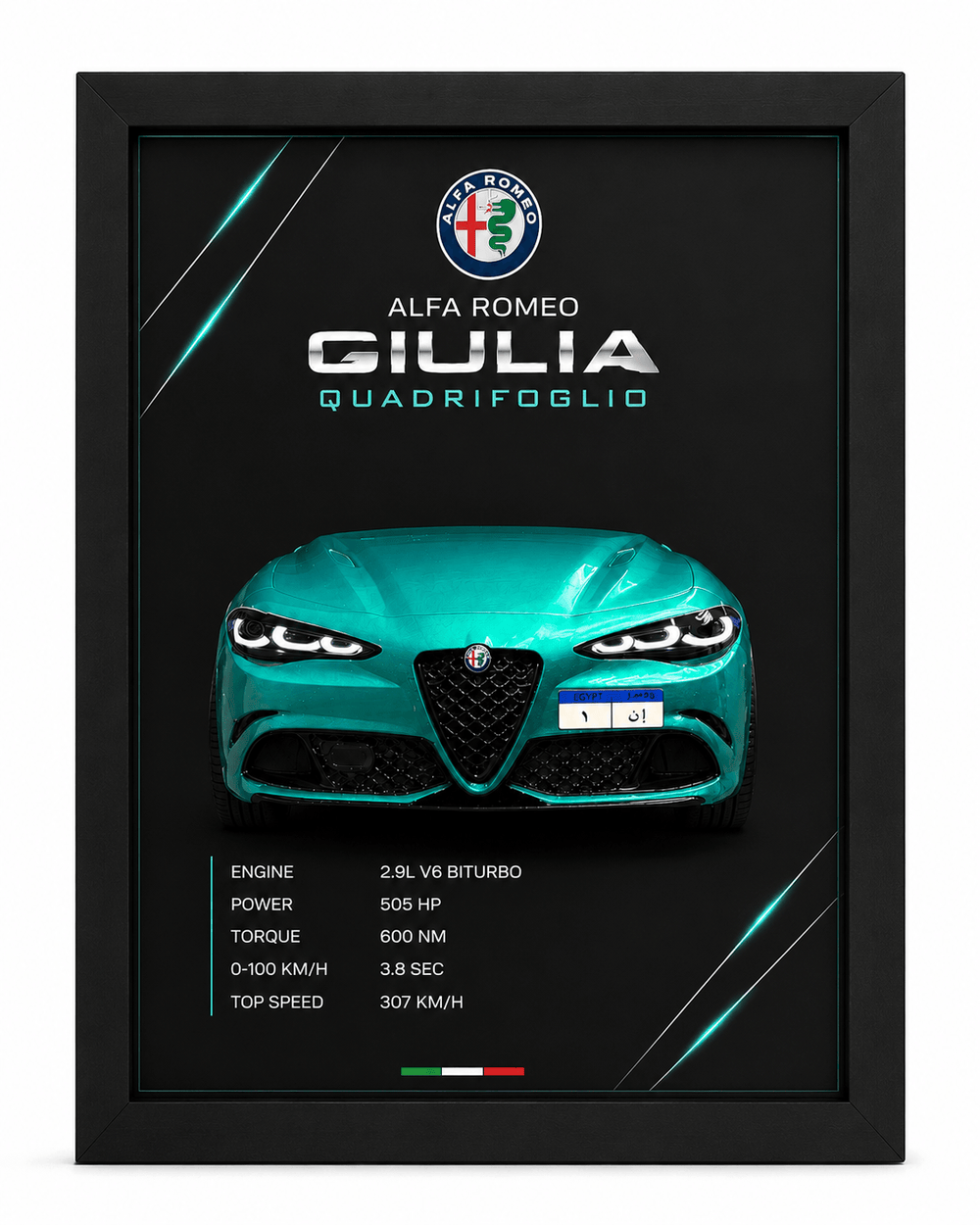 Alfa Romeo Giulia Quadrifoglio – Montreal Green Metallic