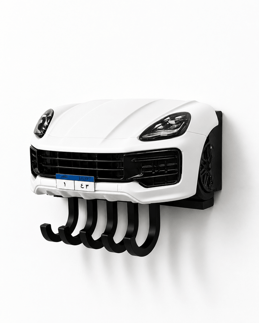 White – Porsche Cayenne Front Key Holder