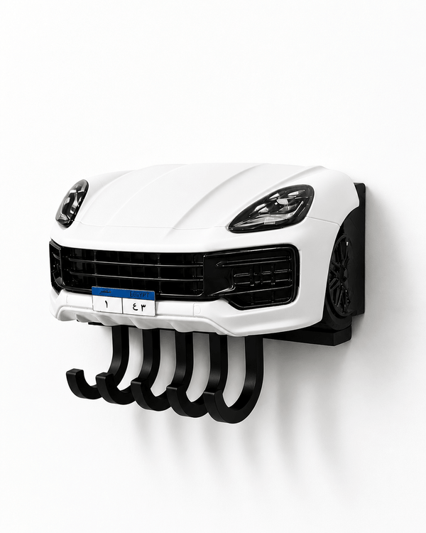 White – Porsche Cayenne Front Key Holder