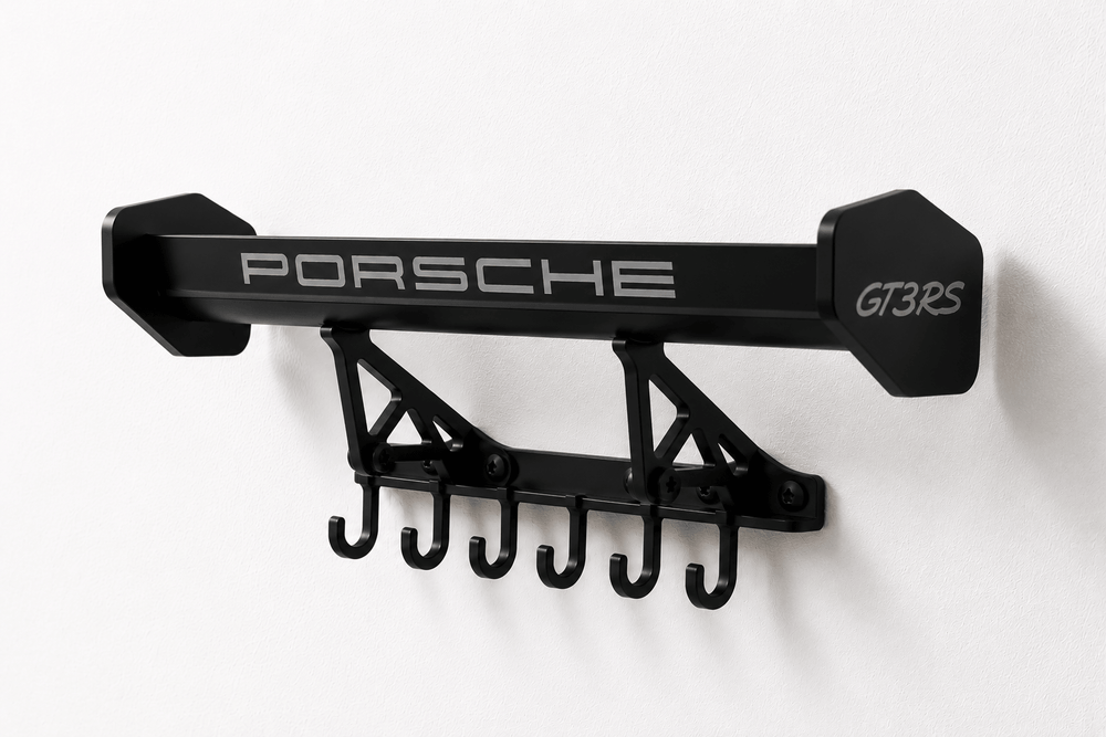 Gray – Porsche GT3 RS Spoiler Key Holder