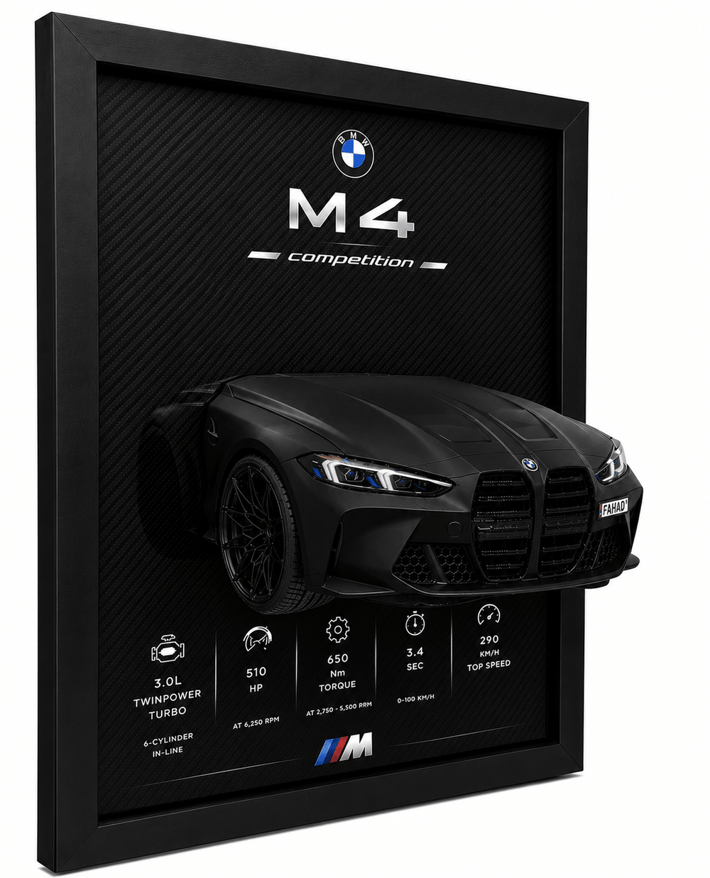 BMW M4 Competition – Frozen Black Matte
