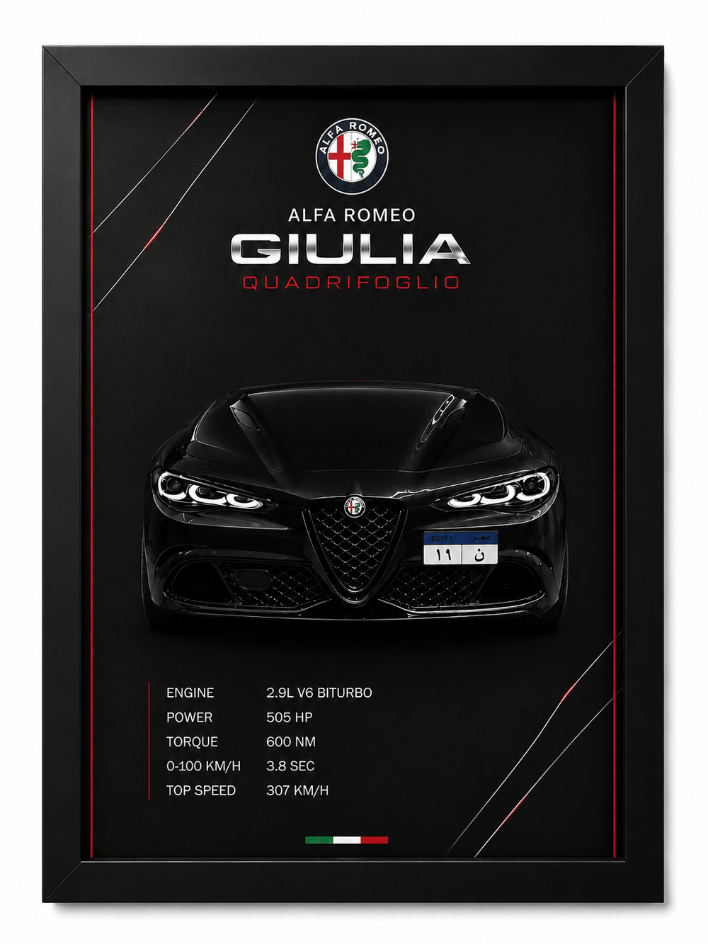 Alfa Romeo Giulia Quadrifoglio - Black