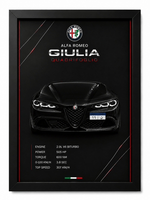 Alfa Romeo Giulia Quadrifoglio - Black