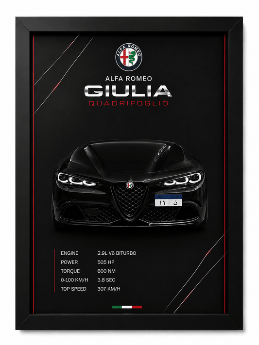 Alfa Romeo Giulia Quadrifoglio - Black