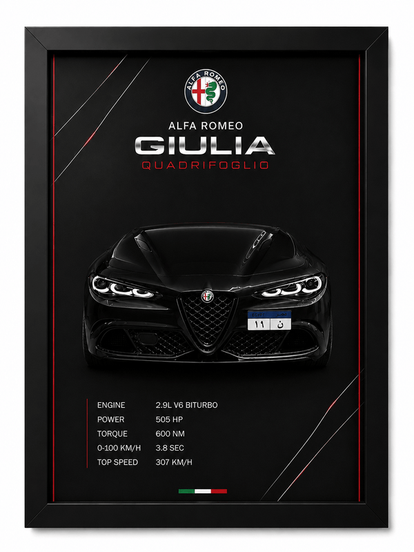 Alfa Romeo Giulia Quadrifoglio - Black