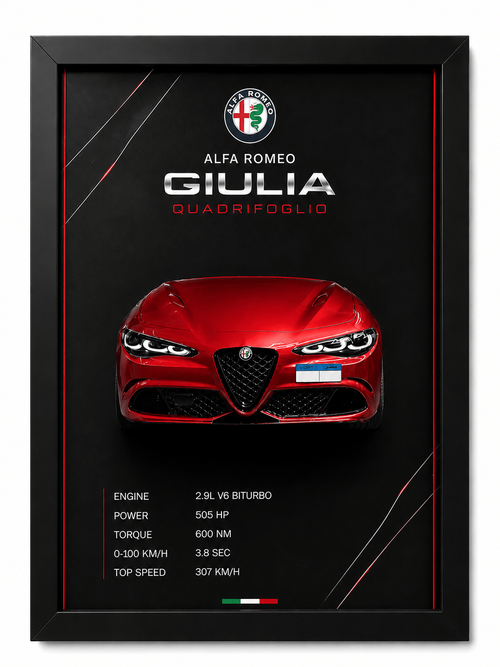 Alfa Romeo Giulia Quadrifoglio – Competizione Red