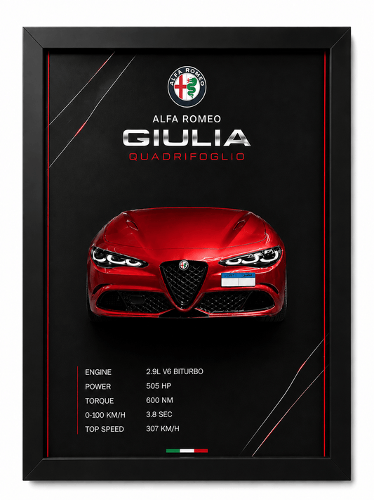 Alfa Romeo Giulia Quadrifoglio – Competizione Red