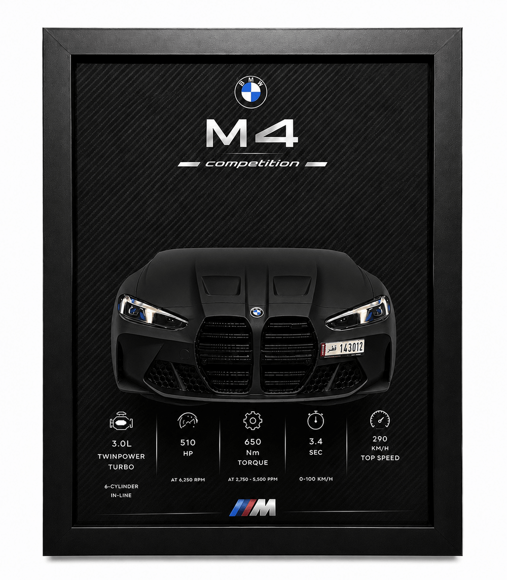 BMW M4 Competition – Frozen Black Matte